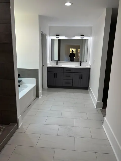 Complete Bathroom Remodeling: Bathtub, Shower, Vanity & Flooring by Novahaus Remodels